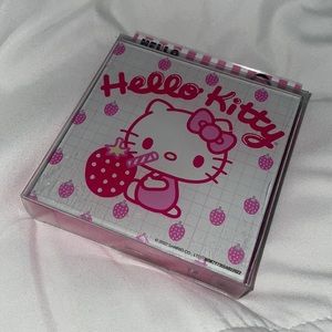 Hello Kitty glass coasters